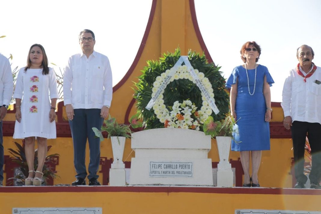 Honran legado y memoria de Felipe Carrillo Puerto
