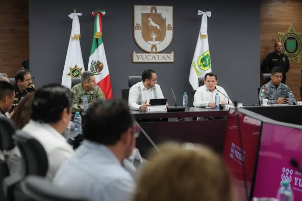 No vamos a permitir que la violencia que trastoca la vida cotidiana en otras regiones del país se de en #Yucatan: Joaquin Díaz Mena