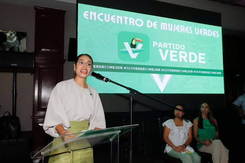 Daniela Pompeyo Santiago como nueva secretaria general del Verde Ecologistaen Yucatan