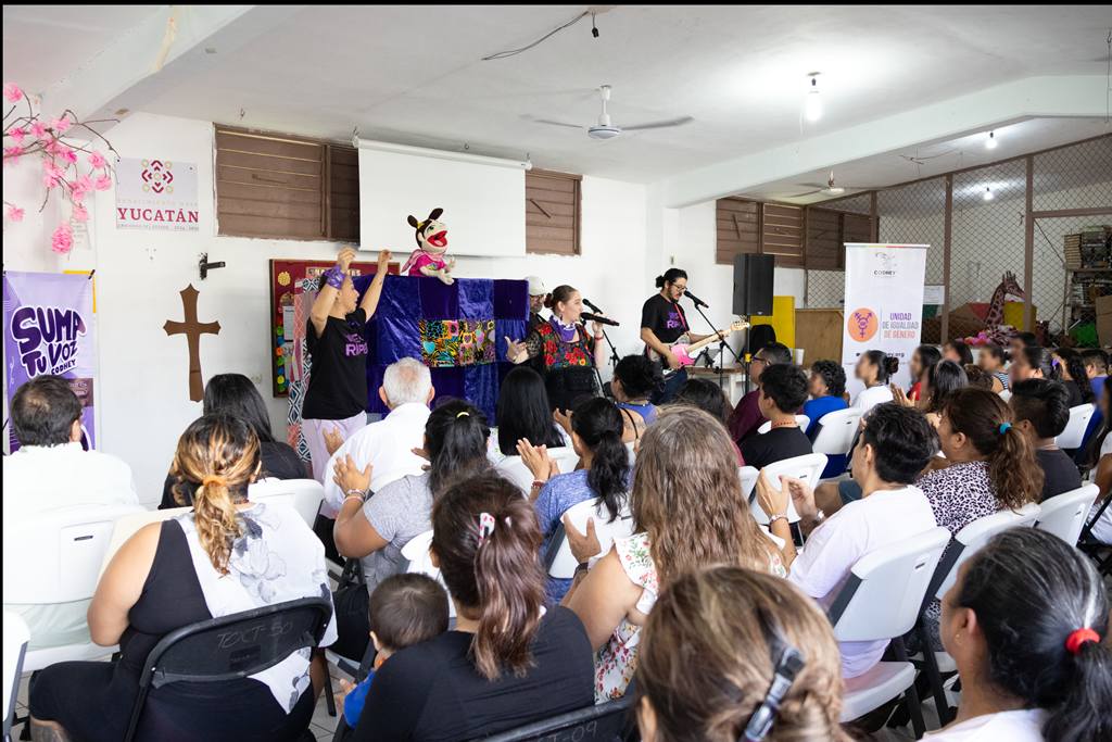 Concierto y entrega de constancias en el Cereso de Mérida como parte de la campaña “Suma tu voz” de la CODHEY