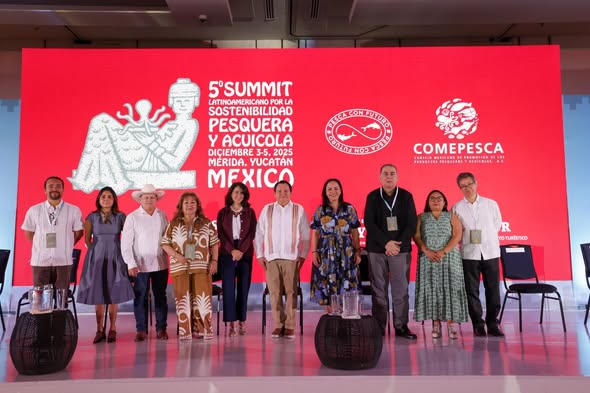 México vive hoy un momento decisivo para la pesca y la acuacultura .Inaugura Joaquin DiazMena el 5º Summit Latinoamericano por la Sostenibilidad Pesquera y Acuícola.