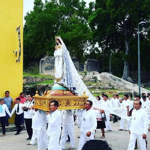 Culto a la Inmaculada .Obispado 1905 ;Todo en Yucatán habla de María