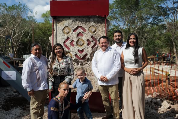 En inicio de obra de Centro Pilares en el sur Díaz Mena resalto que se pone primero a quienes siempre fueron los últimos
