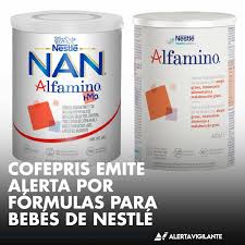 Alerta sanitaria: Nestlé México retira leche NAN Alfamino por riesgo de contaminación