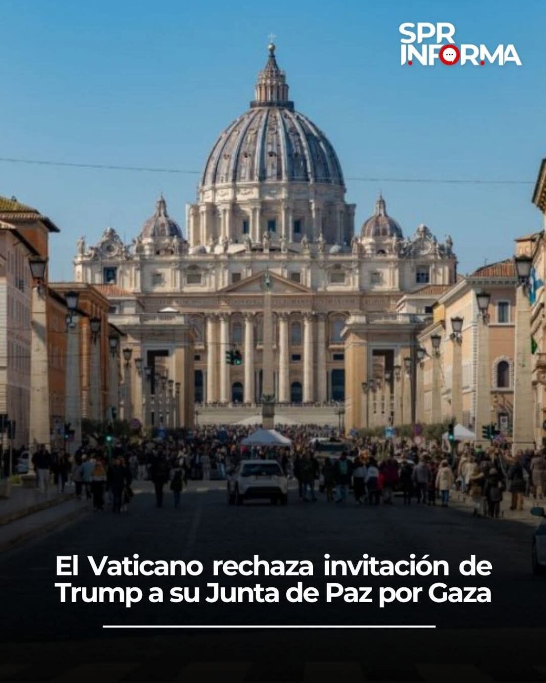 Rechaza El Vaticano participar en Junta de Paz para Gaza