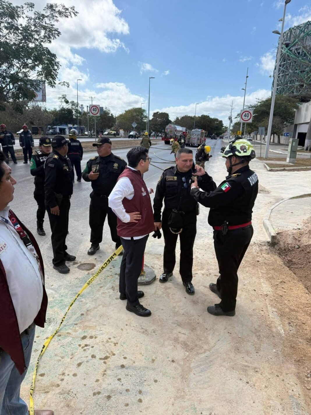 Fuga de gas en zona de la 60 norte motiva evacuación de empleados y cierre de calles