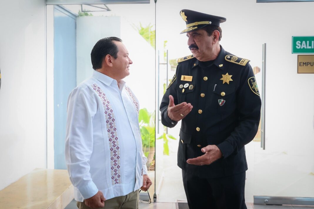 Llama el Gobernador Joaquin Huacho Díaz Mena a no bajar la guardia en la estrategia de seguridad para blindar a yucatan
