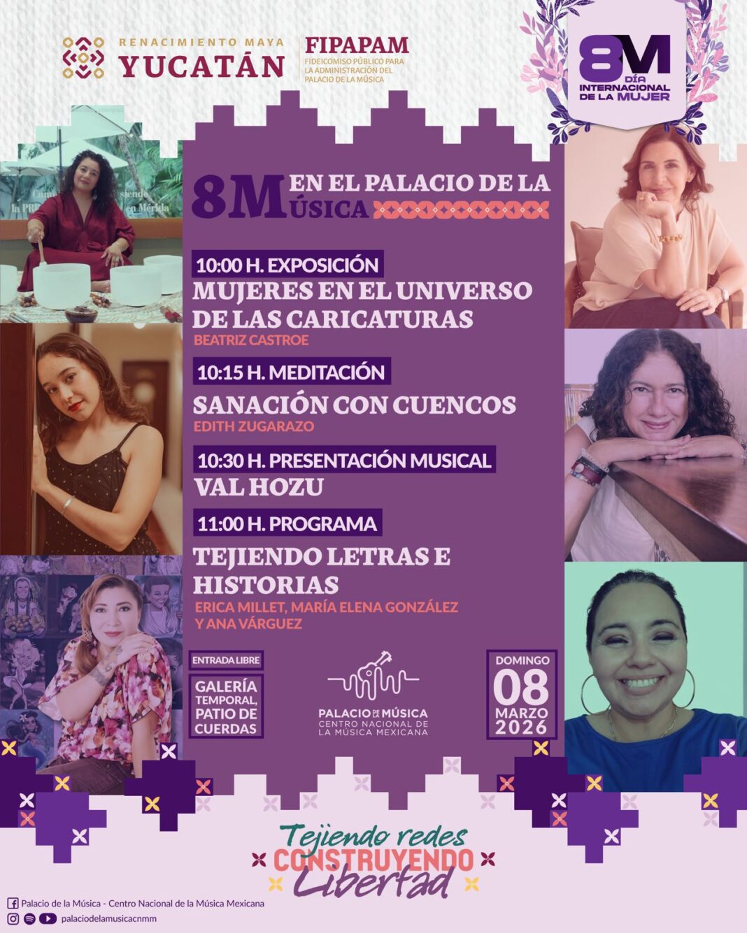 ¡Este 8 de marzo, el corazón de Mérida late con fuerza femenina!