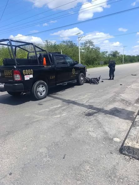 Fallece motociclista impactado por patrulla de la SSP en carretera de #Valladolid