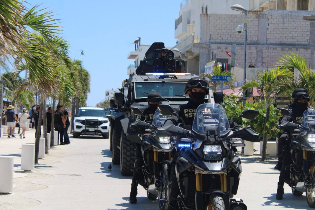 Mas de cuatro mil elementos de la SSP Yucatán , en operativo de seguridad para servir y proteger en periodo vacacional de Semana Santa