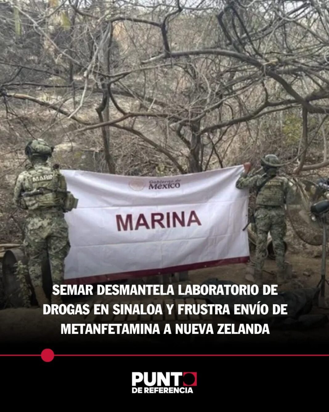 Desmantelan un laboratorio clandestino de drogas sintéticas en Culiacán, Sinaloa,