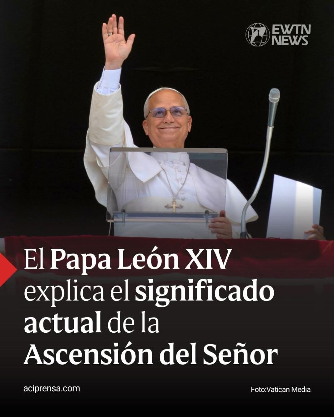 El Papa León XIV explica significado actual de la Ascensión del Señor