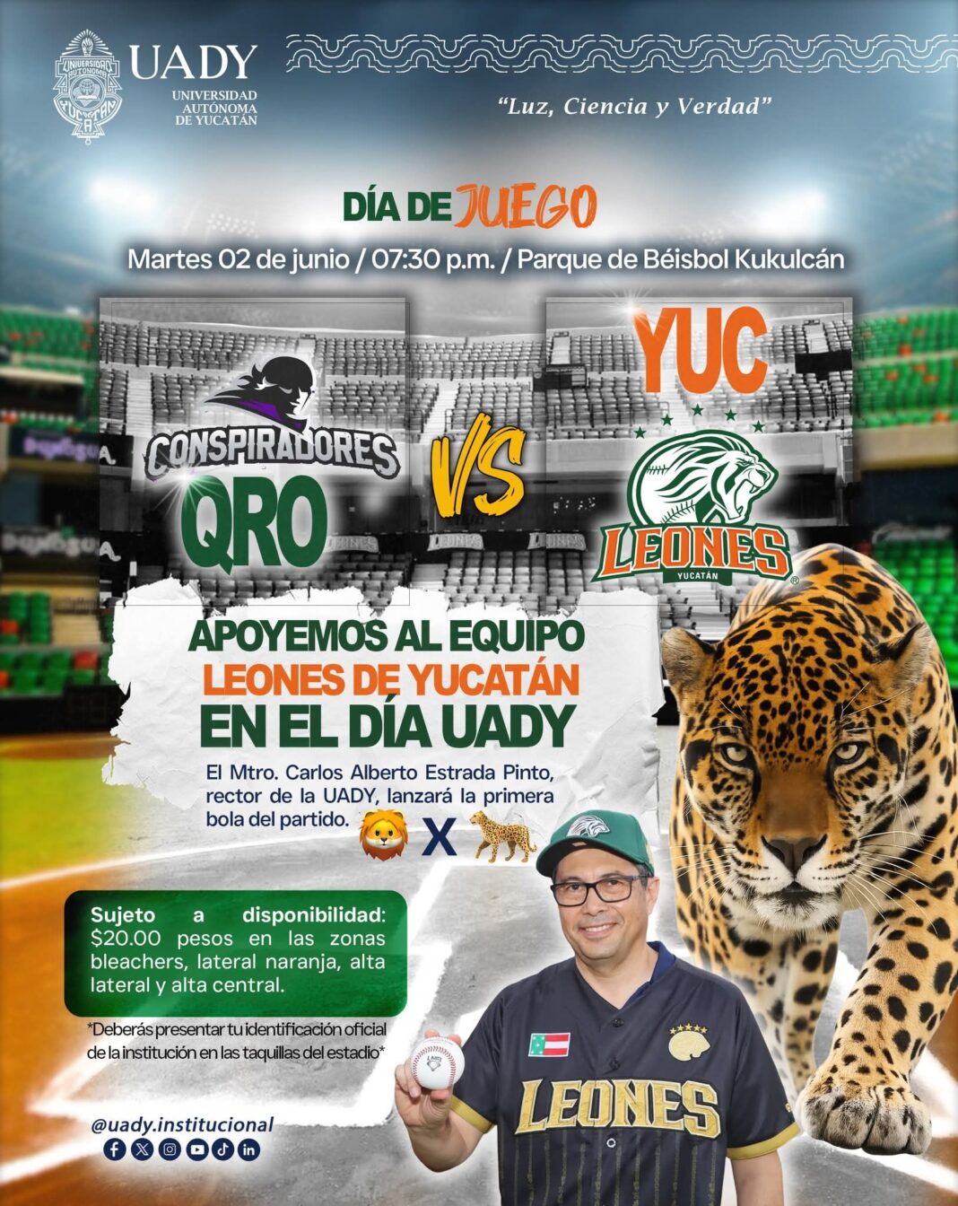 De Jaguares a Leones vivamos juntos el #DIAUADY