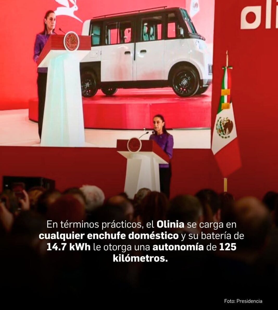 Presentan Olinia Uno, el prototipo del primer auto eléctrico diseñado y construido en México Presentan Olinia Uno, el prototipo del primer auto eléctrico diseñado y construido en México
