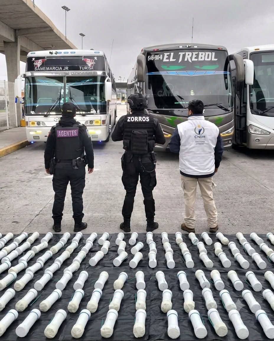 En la Antesala al Mundial de Futbol aseguran ,59 artefactos explosivos en autobús que se dirigía a movilizaciones de la CNTE en la CDMX En la Antesala al Mundial de Futbol aseguran ,59 artefactos explosivos en autobús que se dirigía a movilizaciones de la CNTE en la CDMX