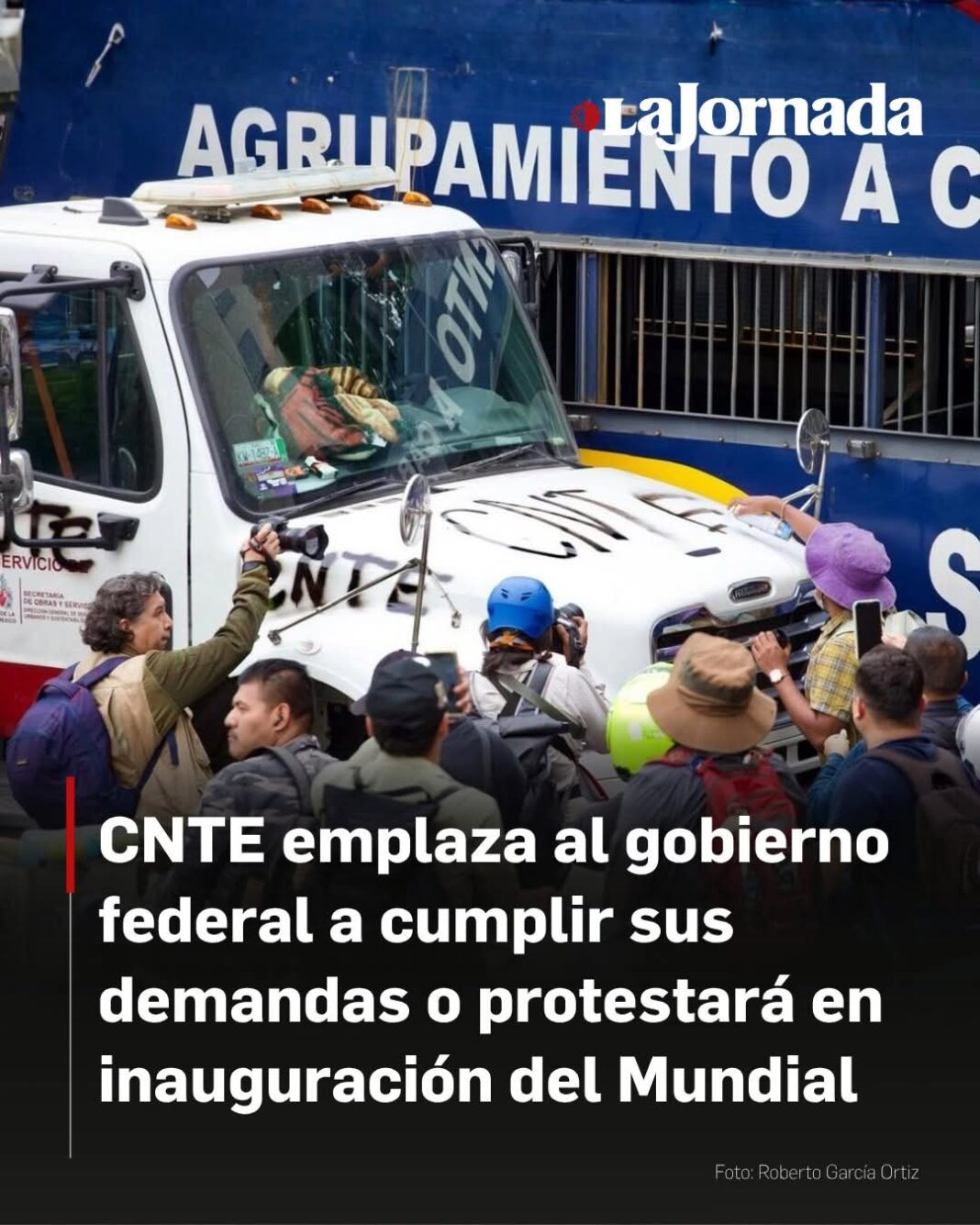 CNTE enlaza al Gobierno Federal a cumplir sus demandas o protestara en inauguración del Mundial CNTE enlaza al Gobierno Federal a cumplir sus demandas o protestara en inauguración del Mundial