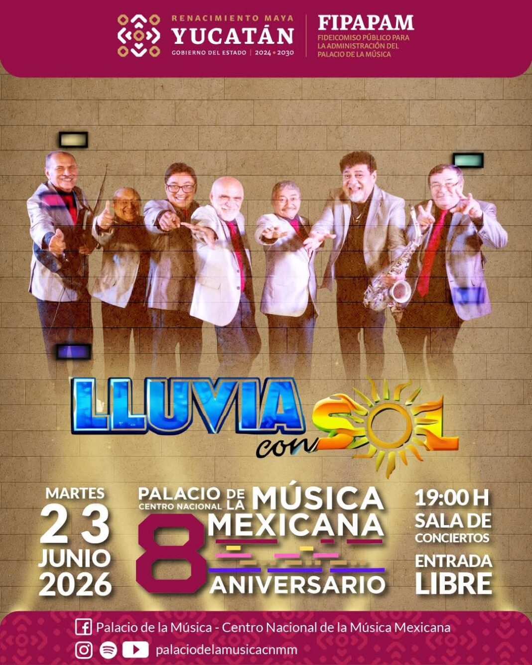 Concierto de “Lluvia con Sol” en El Palacio de La Música Concierto de “Lluvia con Sol” en El Palacio de La Música
