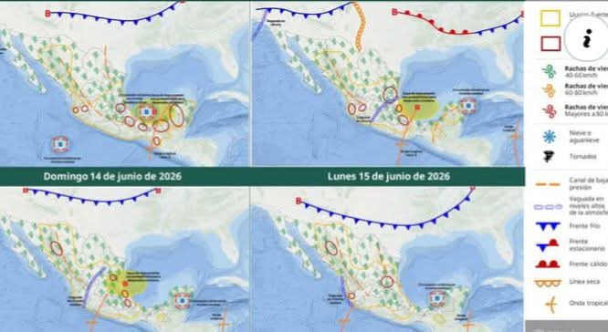 Yucatan en escenario de lluvias y onda se calor para este fin de semana Yucatan en escenario de lluvias y onda se calor para este fin de semana