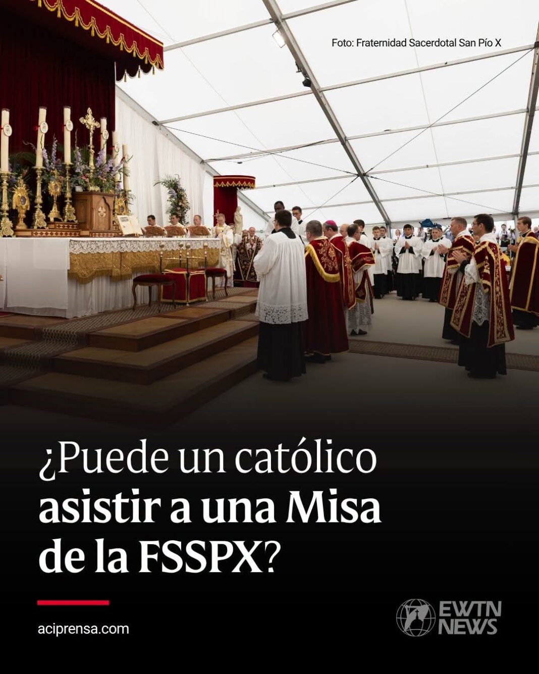 Puede un católico asistir a una Misa de la FSSPX Puede un católico asistir a una Misa de la FSSPX