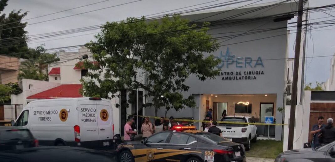 Movilizacion policiaca tras fallecimiento de persona por presunta cirugía en clínica privada del norte de Merida Movilizacion policiaca tras fallecimiento de persona por presunta cirugía en clínica privada del norte de Merida