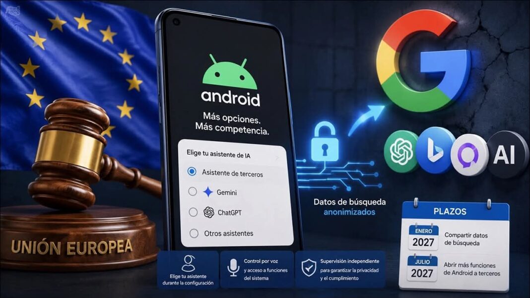 La UE obliga a Google a compartir datos de búsqueda y abrir Android a rivales La UE obliga a Google a compartir datos de búsqueda y abrir Android a rivales