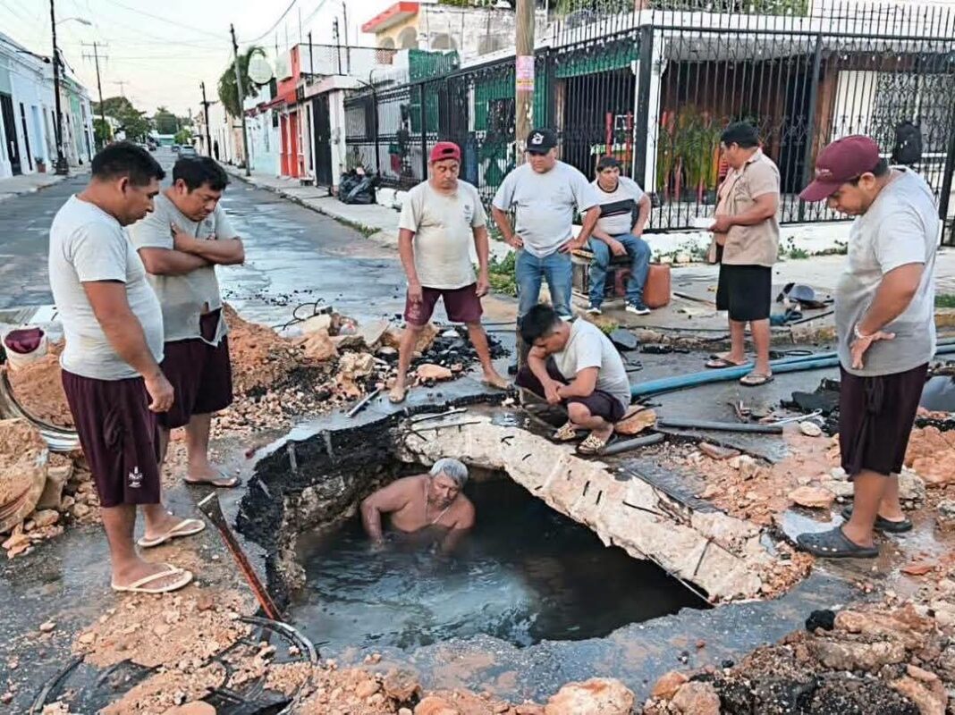 Carcamos de la Japay operan parcialmente por mega fuga en San Sebastisn Carcamos de la Japay operan parcialmente por mega fuga en San Sebastisn