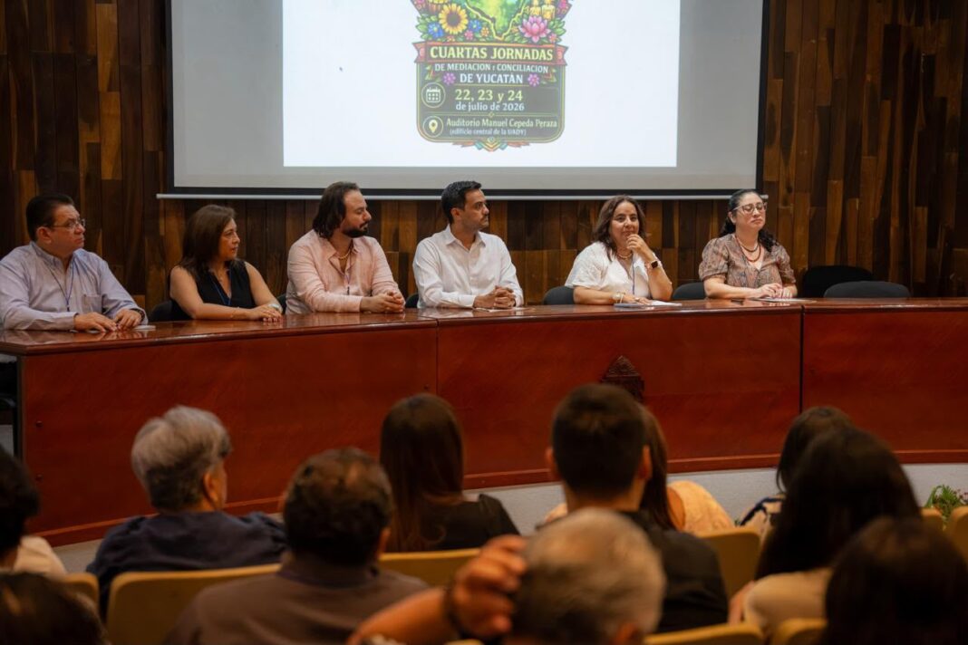 Llaman a privilegiar el diálogo para construir una sociedad más armónica.Jornadas de Mediación y Conciliación Yucatán 2026. Llaman a privilegiar el diálogo para construir una sociedad más armónica.Jornadas de Mediación y Conciliación Yucatán 2026.