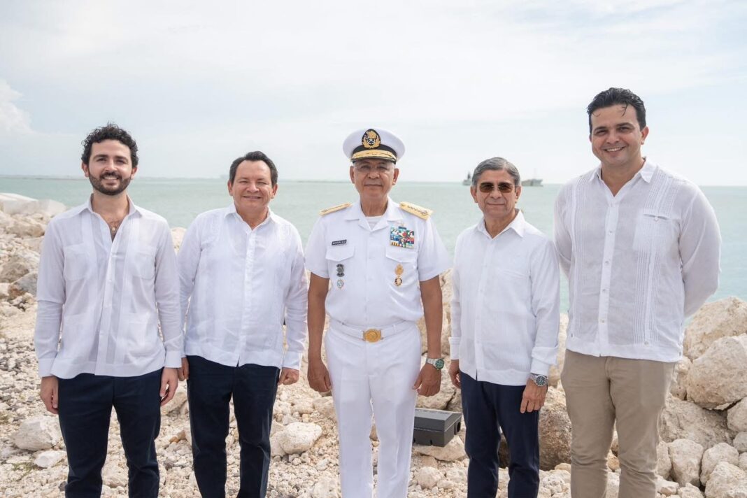 Milo Barrera destaca arranque de la ampliación del Puerto de Progreso Milo Barrera destaca arranque de la ampliación del Puerto de Progreso