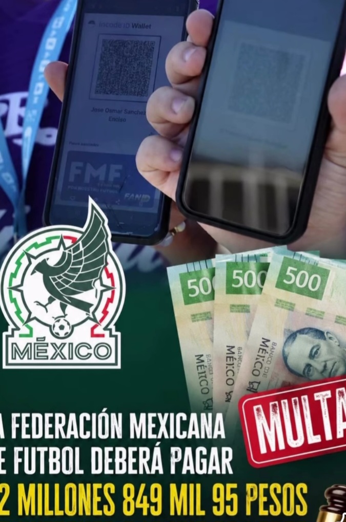 Secretaría Anticorrupción multa a la Federación Mexicana de Futbol con 42.8 mdp por violar protección de datos de aficionados Secretaría Anticorrupción multa a la Federación Mexicana de Futbol con 42.8 mdp por violar protección de datos de aficionados