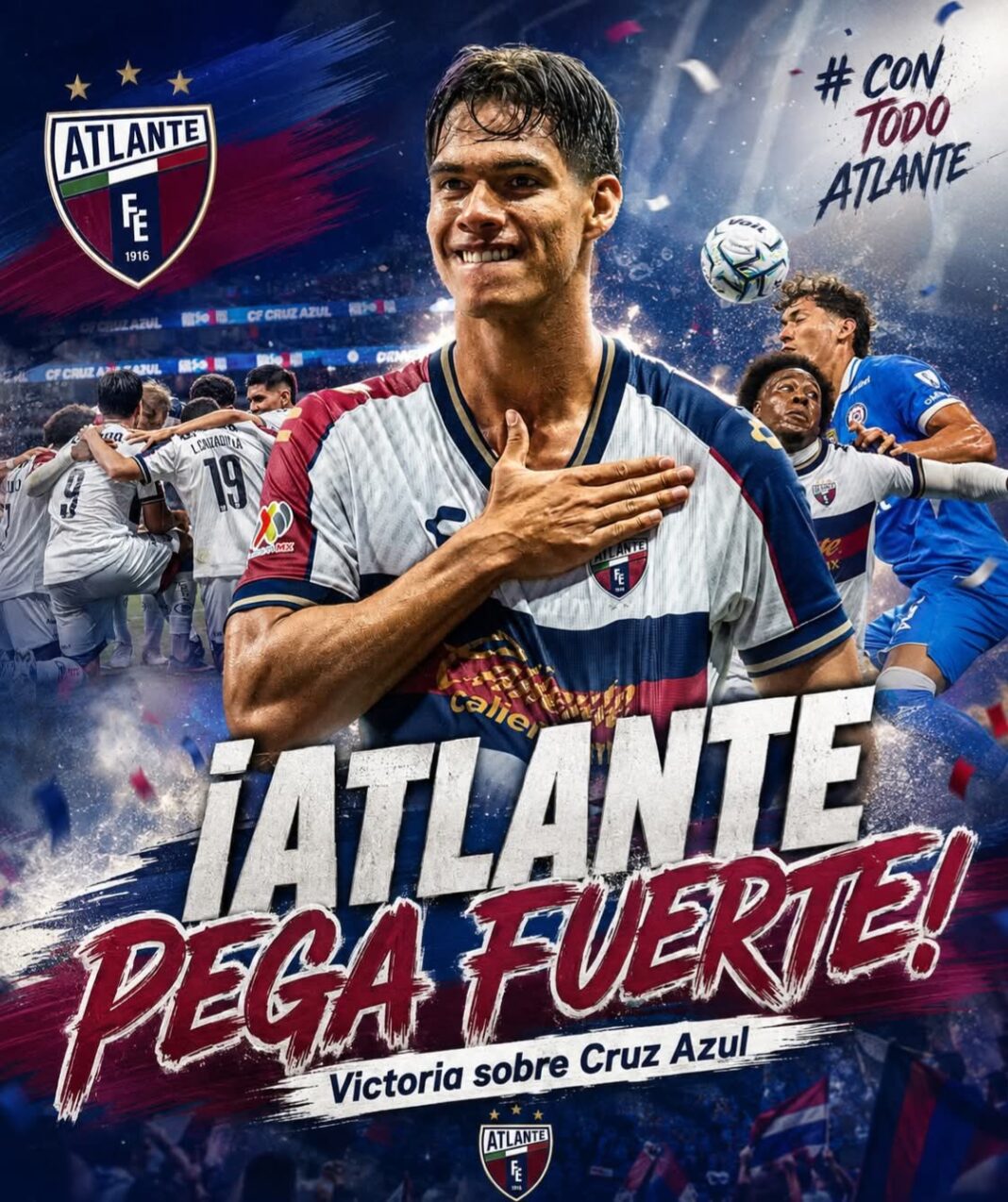¡Golpe de autoridad! El atlante se agigantó ante Cruz Azul ¡Golpe de autoridad! El atlante se agigantó ante Cruz Azul