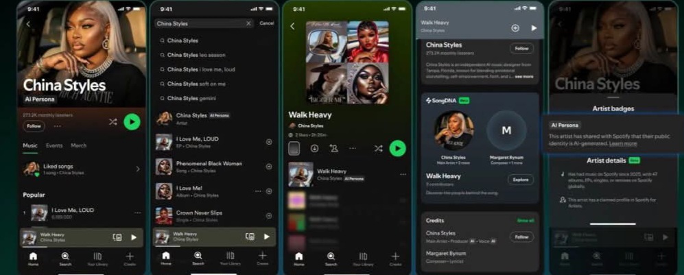 Spotify etiquetará a artistas creados con IA Spotify etiquetará a artistas creados con IA
