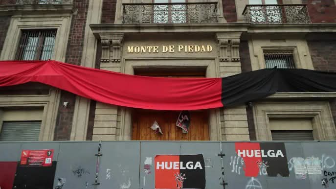 huelga de casi 11 meses confronta ya a trabajadores del Naciónal Monte de Piedad huelga de casi 11 meses confronta ya a trabajadores del Naciónal Monte de Piedad