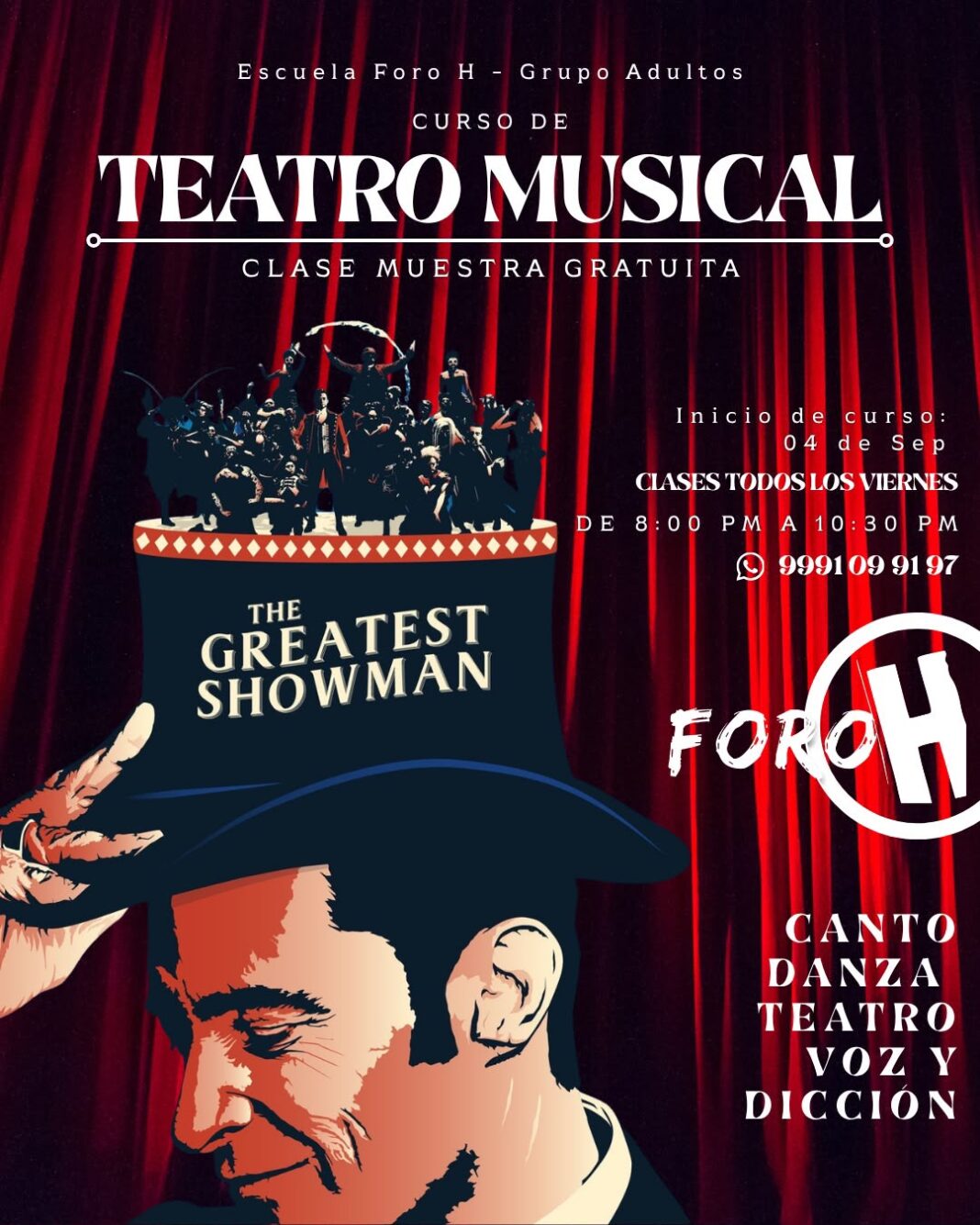 Cursos de Teatro musical para adultos,jóvenes y niños Cursos de Teatro musical para adultos,jóvenes y niños