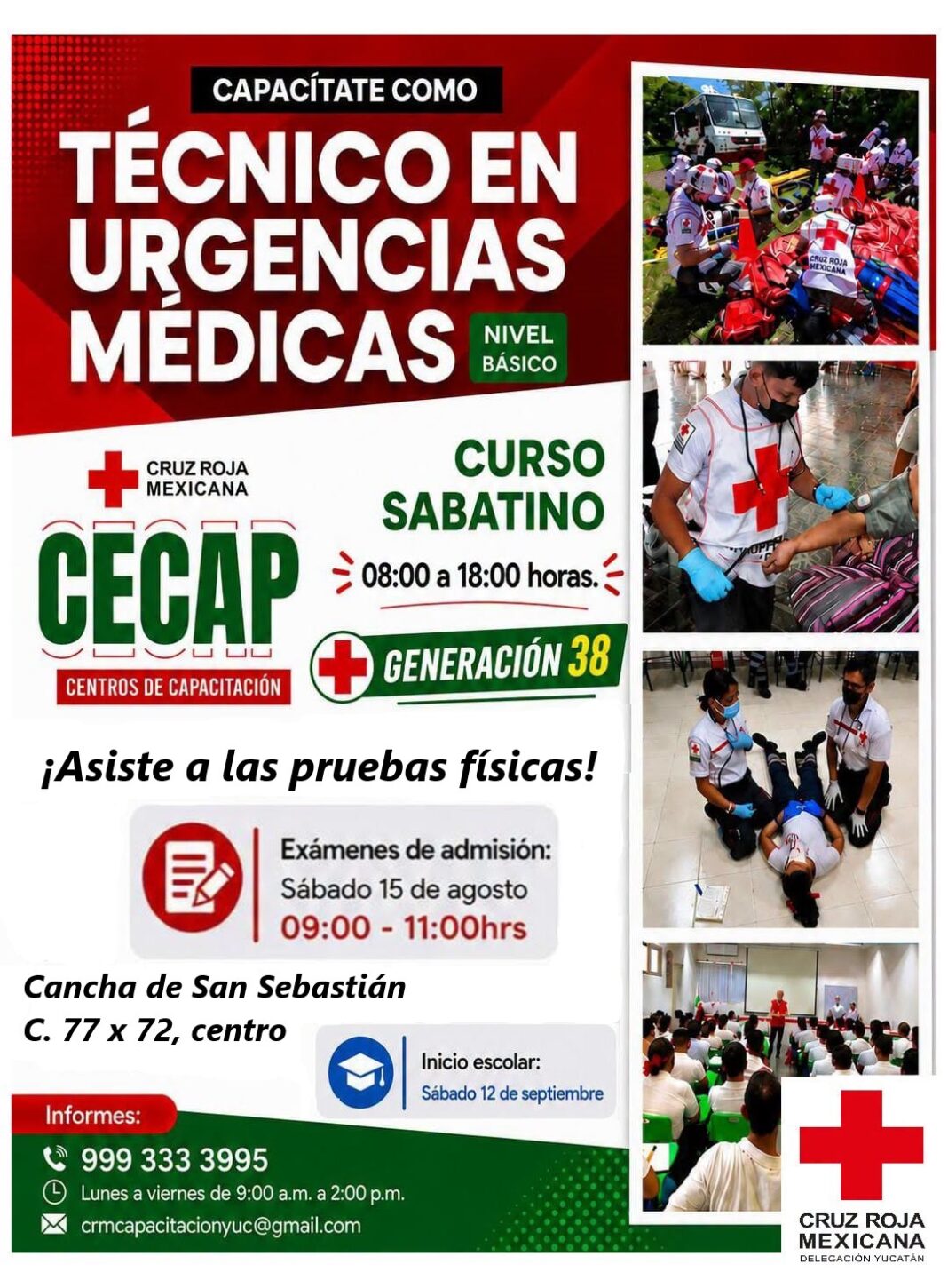 Invitan a la ciudadanía para estudiar para paramédico Invitan a la ciudadanía para estudiar para paramédico