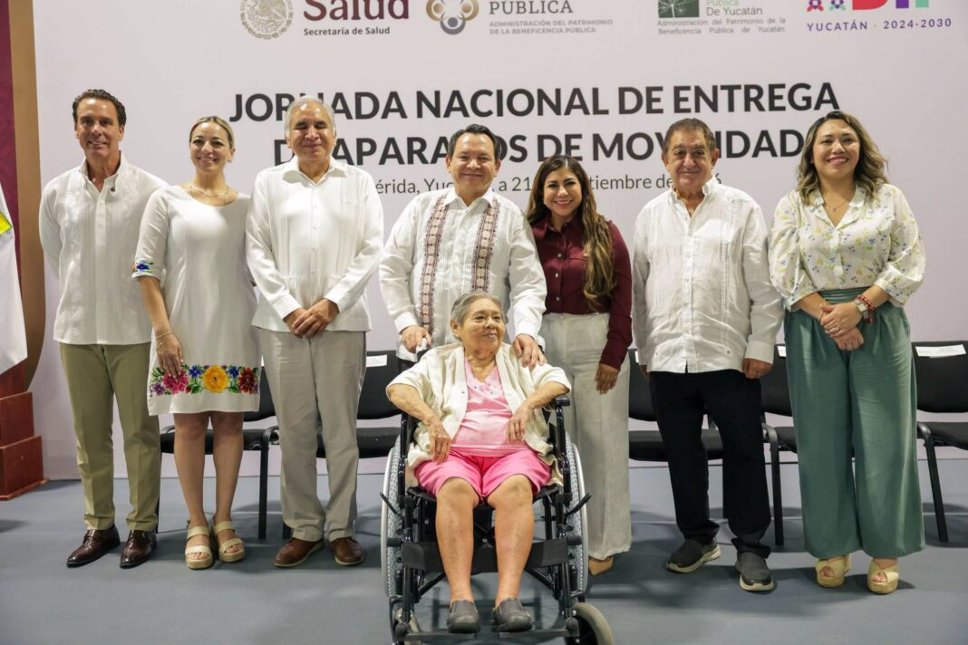 Suman esfuerzos Renacimiento Maya y Gobierno de Mexico para entregar 1,147 aparatos de movilidad en los 106 municipios de Yucatán Suman esfuerzos Renacimiento Maya y Gobierno de Mexico para entregar 1,147 aparatos de movilidad en los 106 municipios de Yucatán