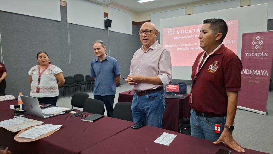 Indemaya y Embajada de Estados Unidos orientan sobre beneficios del Seguro Social a migrantes de Yucatán Indemaya y Embajada de Estados Unidos orientan sobre beneficios del Seguro Social a migrantes de Yucatán