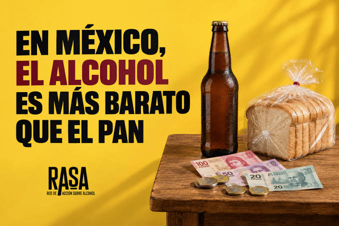 Organizaciones piden actualizar IEPS a bebidas alcohólicas; «cuestan menos que el pan» Organizaciones piden actualizar IEPS a bebidas alcohólicas; «cuestan menos que el pan»