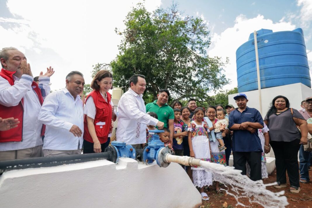 Comunidades mayas del sur de yucatan superan rezago historico al acceder a sistema de agua potable y servicios de saneamiento Comunidades mayas del sur de yucatan superan rezago historico al acceder a sistema de agua potable y servicios de saneamiento