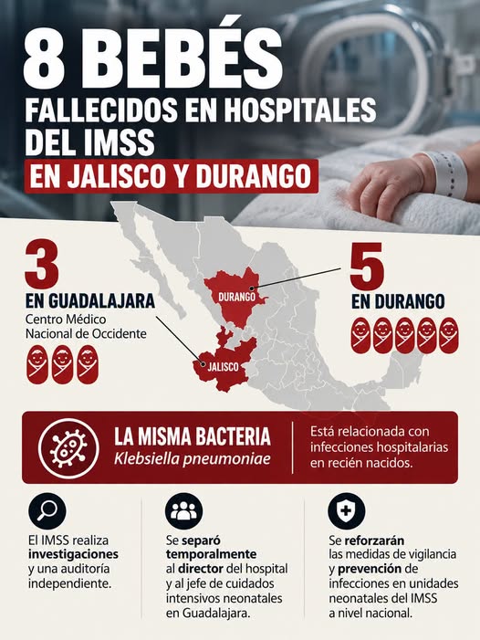 IMSS aclara que auditoría por muertes de neonatos en Durango y Jalisco no tiene el propósito de señalar a médicos IMSS aclara que auditoría por muertes de neonatos en Durango y Jalisco no tiene el propósito de señalar a médicos