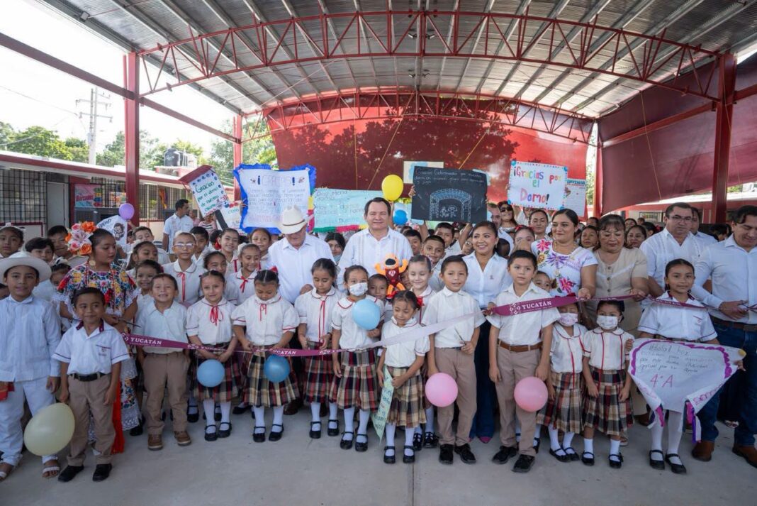 Renacimiento Maya invierte siete millones de pesos en infraestructura educativa digna en Sucilá Renacimiento Maya invierte siete millones de pesos en infraestructura educativa digna en Sucilá