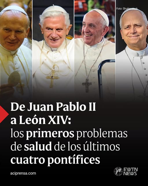 De Juan Pablo II a León XIV: los primeros problemas de salud de los últimos cuatro pontífices De Juan Pablo II a León XIV: los primeros problemas de salud de los últimos cuatro pontífices