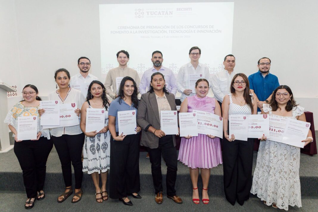 Yucatán reconoce talento científico con premios por 232 mil pesos Yucatán reconoce talento científico con premios por 232 mil pesos