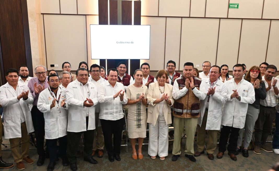 El O’Horán y dos hospitales más ya son IMSS-Bienestar; otros cinco se suman en enero: Sheinbaum y Díaz Mena revisan el avance en Yucatán El O’Horán y dos hospitales más ya son IMSS-Bienestar; otros cinco se suman en enero: Sheinbaum y Díaz Mena revisan el avance en Yucatán