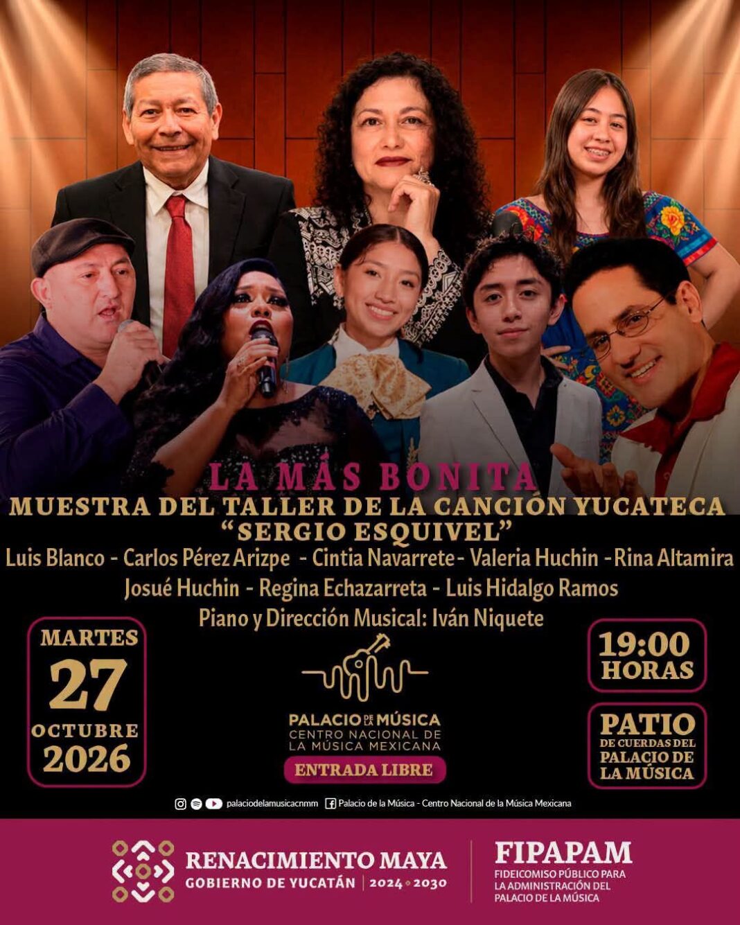 Muestra del Taller de la Canción Yucateca “Sergio Esquivel” Muestra del Taller de la Canción Yucateca “Sergio Esquivel”