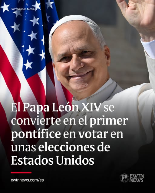 León XIV es el primer papa en votar en una elección general de EU León XIV es el primer papa en votar en una elección general de EU
