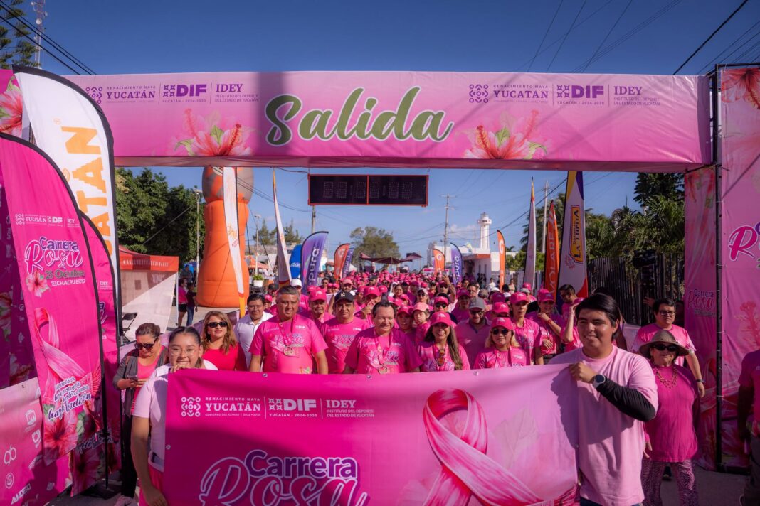 Mastografías y Papanicolaou gratis al terminar la caminata: Carrera Rosa llega a Telchac Puerto y el 30 de octubre entregarán 92 prótesis mamarias Mastografías y Papanicolaou gratis al terminar la caminata: Carrera Rosa llega a Telchac Puerto y el 30 de octubre entregarán 92 prótesis mamarias