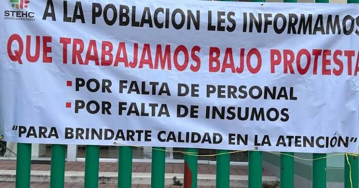 Ahora personal del IMSS-Bienestar se movilizan en los estados por carencias y bajos salarios ; llaman a instalar mesas de diálogo Ahora personal del IMSS-Bienestar se movilizan en los estados por carencias y bajos salarios ; llaman a instalar mesas de diálogo